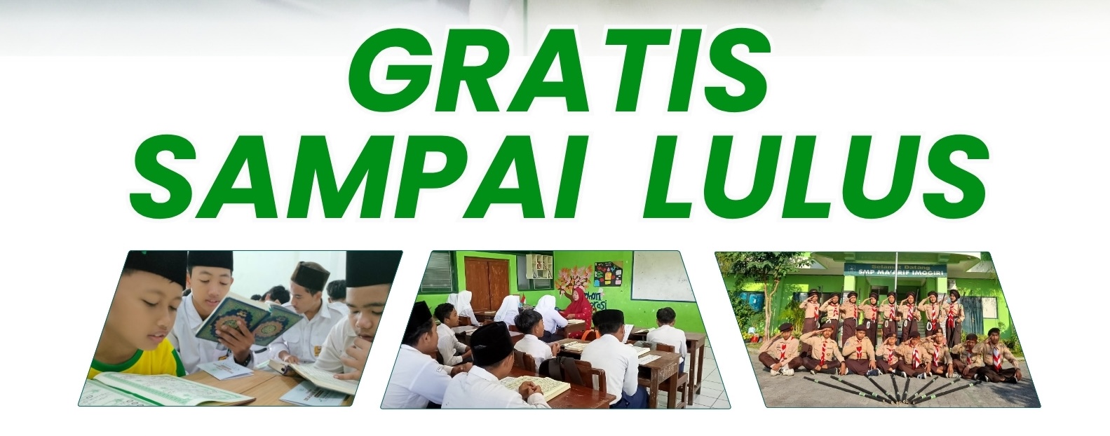 SMP di Imogiri, ruang ber-AC dan gratis sampai lulus